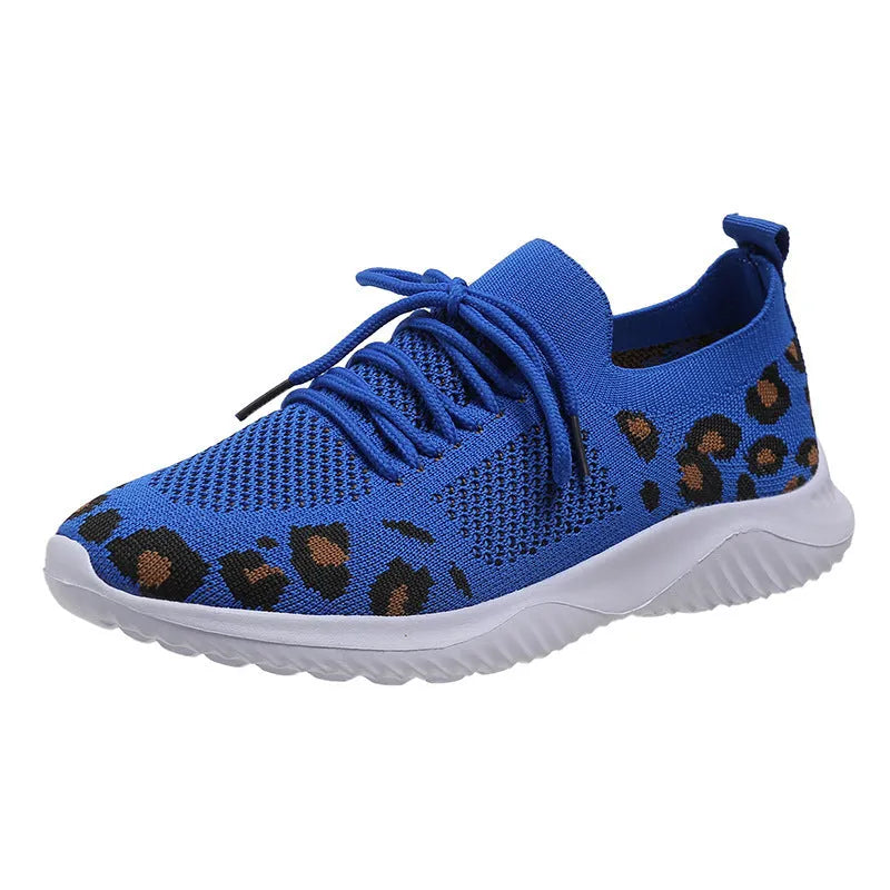 Women's flyknit summer sports casual shoes in white, yellow, white coffee, blue or red, sizes 36 to 41