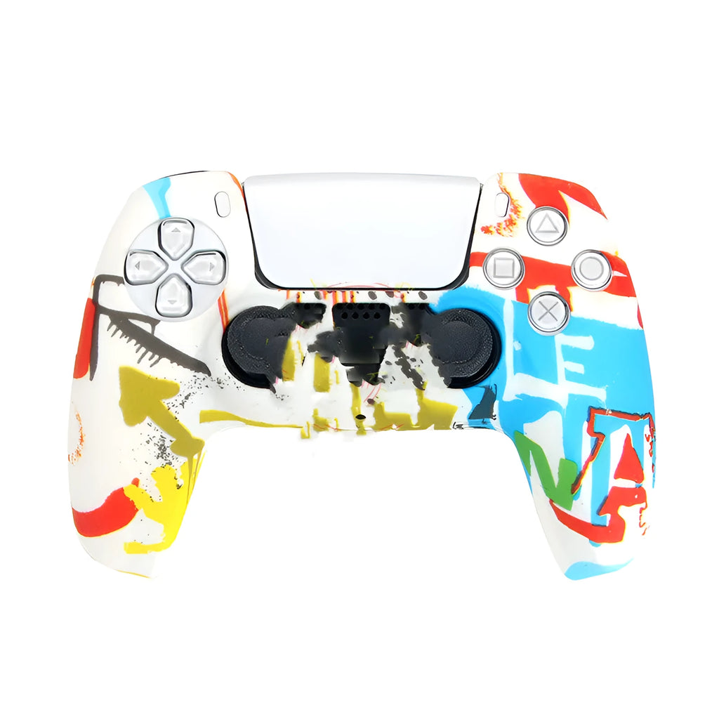 Camouflage pattern silicone protective case for Sony PS5 controller