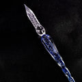 Luminous crystal glass dip pen for calligraphy and drawing, available in 4 colour set and single colour options