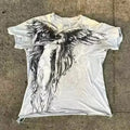 Gothic cartoon print men's short sleeve shirt in polyester fabric available sizes XXS to 6XL