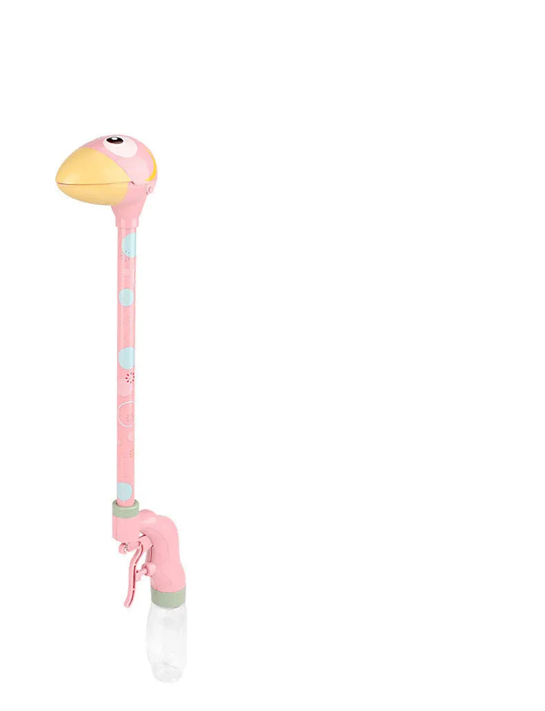 50cm long-necked dinosaur water gun in soft foam for kids, available in six colour styles