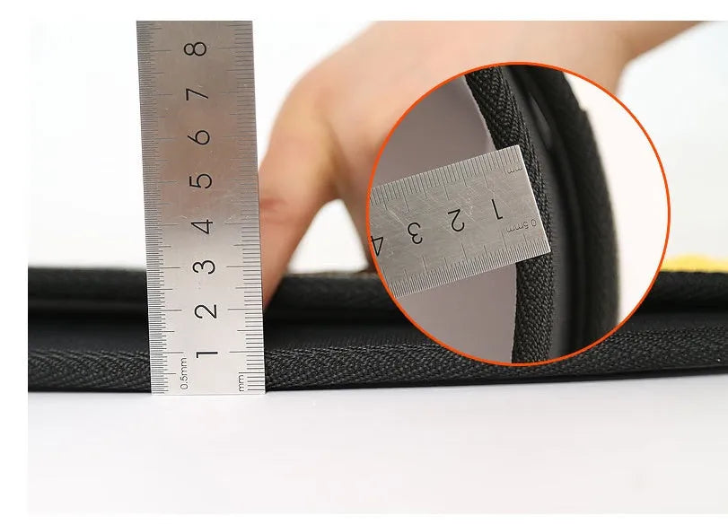 Black nylon fitness weightlifting waistband shown on adult size mannequin.