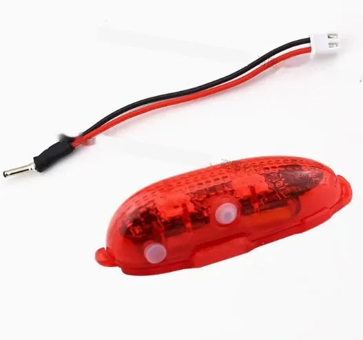 V3 wireless charging waterproof navigation light for model cars and boats, showing red, white, and green colour options.