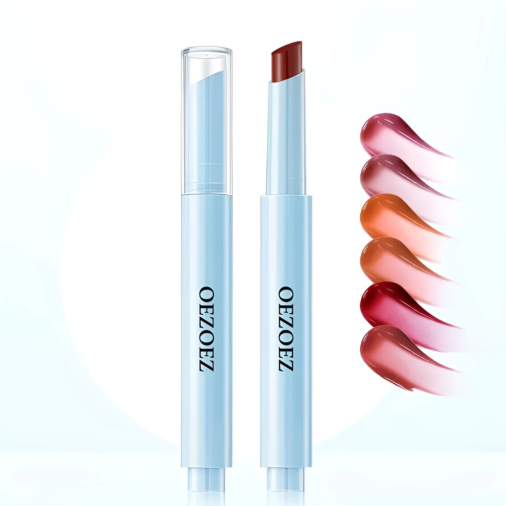 Waterproof moisturising lipstick in six colour shades, 1.8g net content.