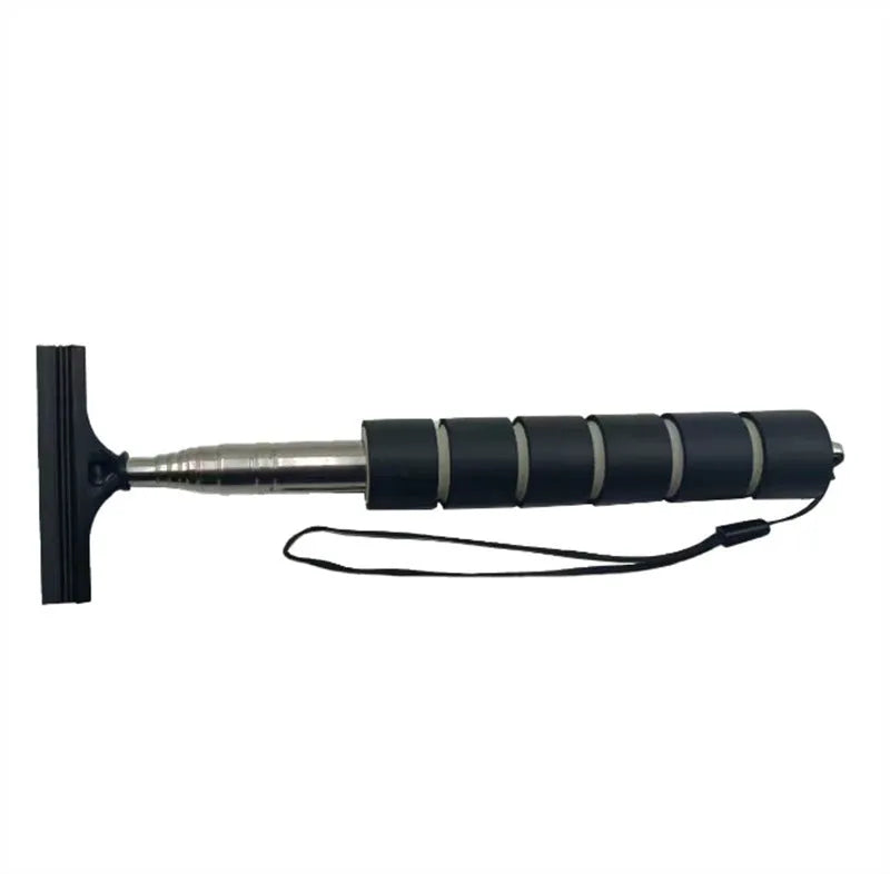 Stainless steel retractable wiper for car rearview mirror in assorted colours