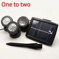 Solar IP68 underwater lamp for water landscape and courtyard pond, available in white, warm white, or colourful light with small, large, or 5W solar panel options.