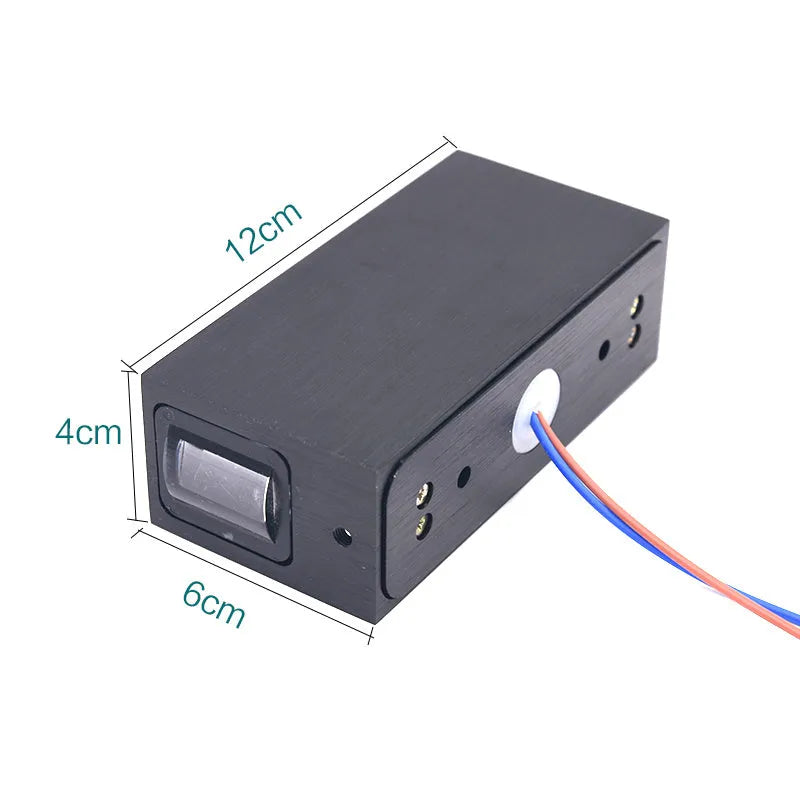 Waterproof LED wall spotlight with aluminium body and shade, black or silver, 4W or 6W, warm white or yellow light