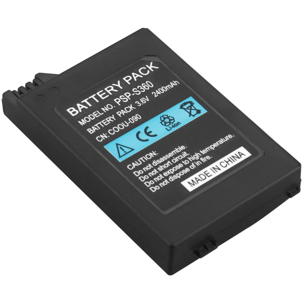 PSP2400 battery for PSP2000 and PSP3000 consoles, compact 8cm x 5cm x 2cm size