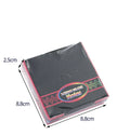 Colorful Trumpet Scratch Painting paper set in 8.8x8.8x2.5cm colour box with 100 sheets and 145g weight