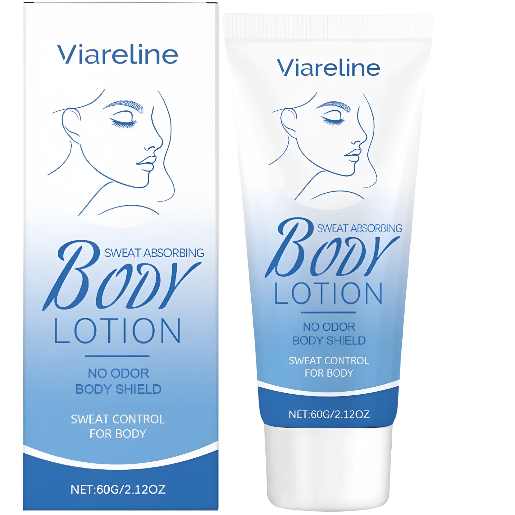 60G body anti sweating cream tube with mint and hyaluronic acid formula for underarm use