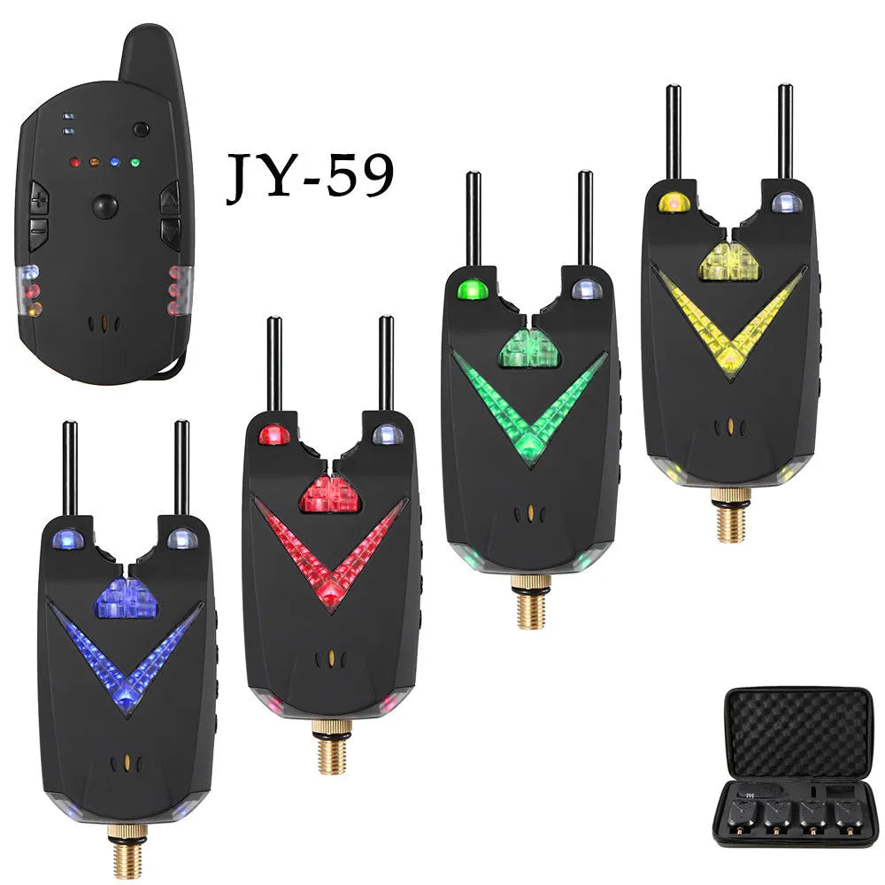 Wireless fishing electronic alarm with ABS housing for carp and coarse fishing
