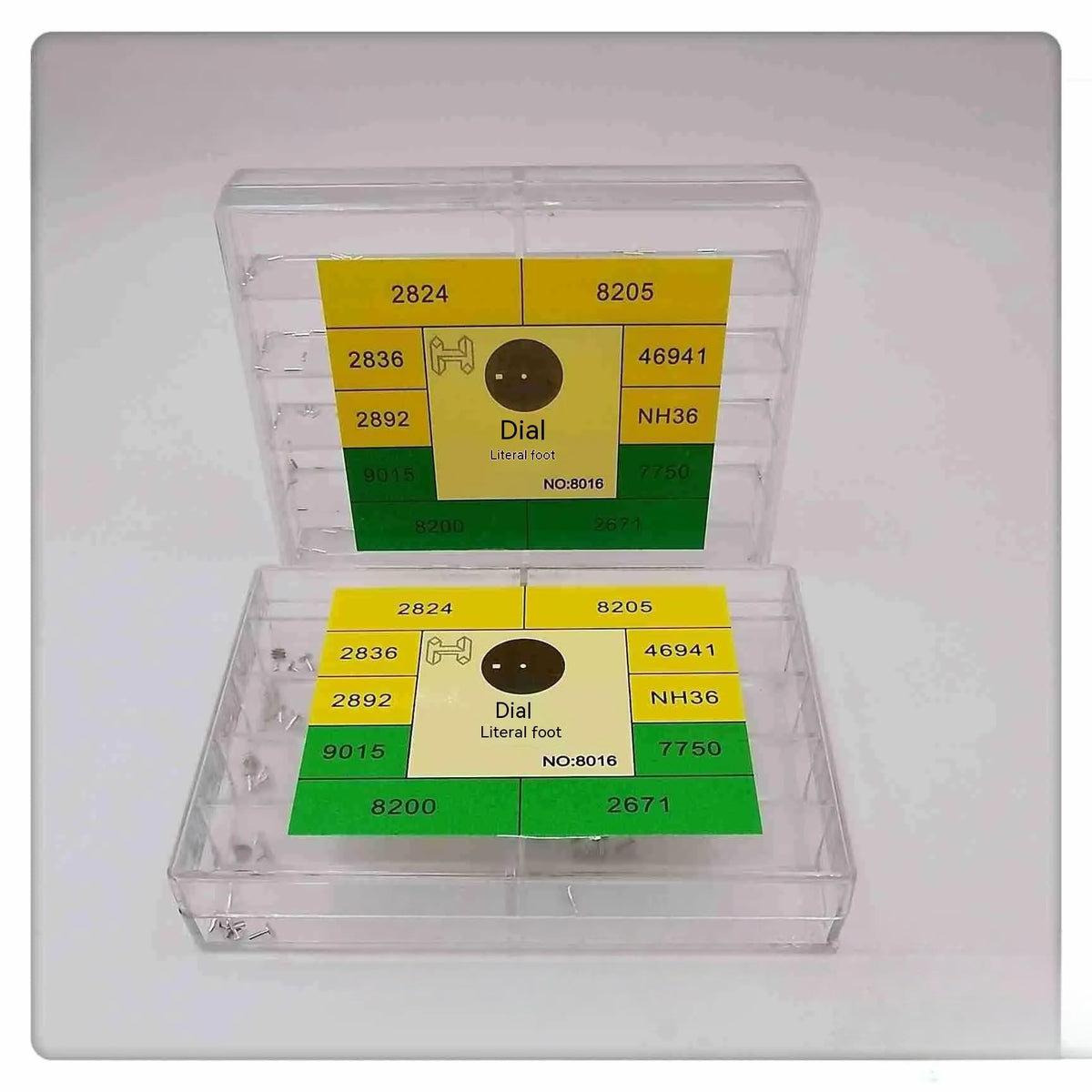 Aluminium watch dial literal foot holder, 30g watch repair accessory for paste and machine fitting
