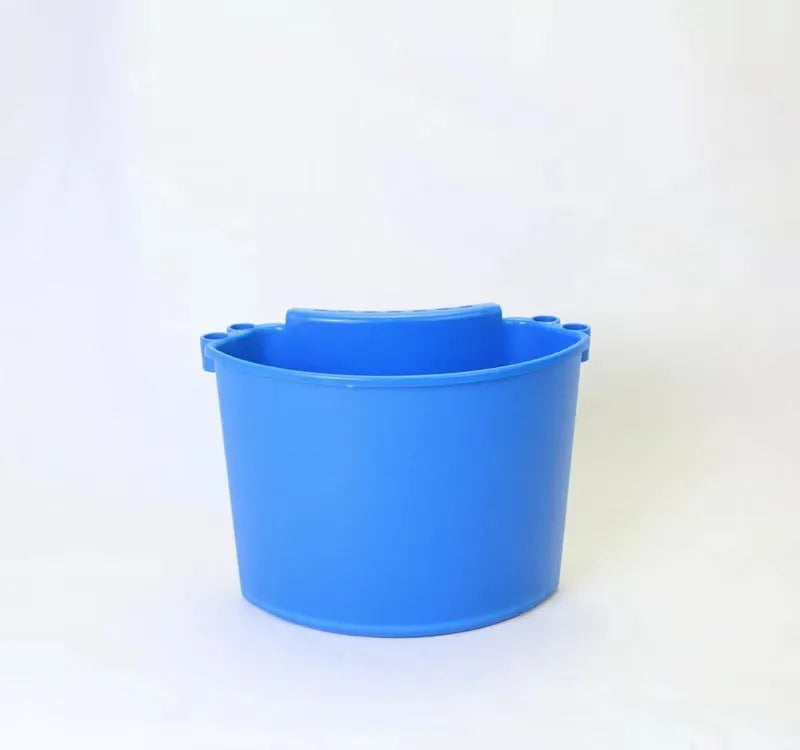 PP plastic car washing bucket in choice of black, red, blue, or pink colours