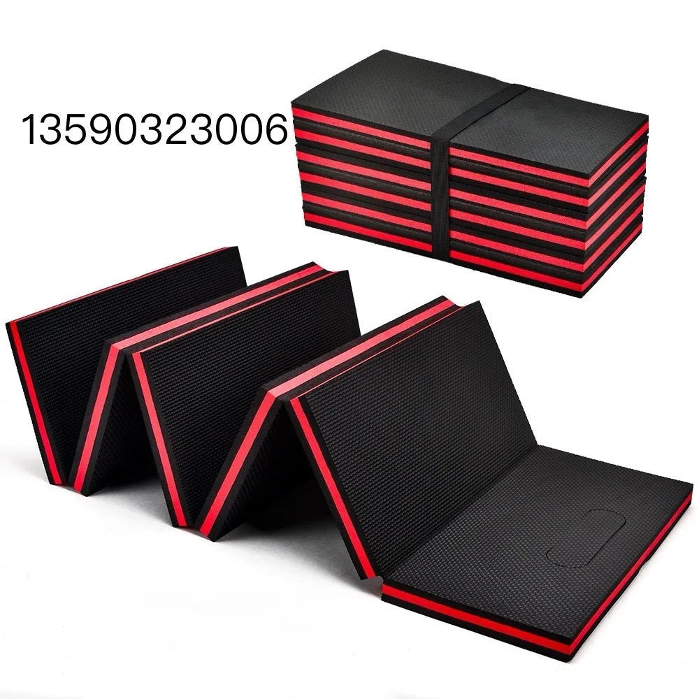 Folding EVA foam kneeling mat for car repair and mechanical work