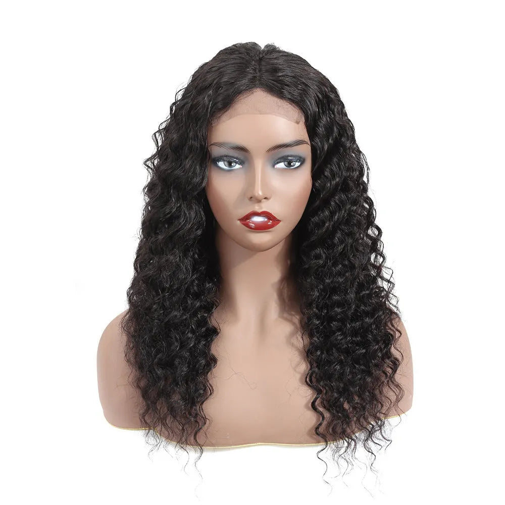 Human hair lace front wig in 1b natural colour, 8-20 inch length, 157-212g per piece