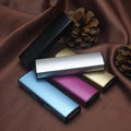 Set of 20 metal USB rechargeable windproof cigarette lighters in assorted colours