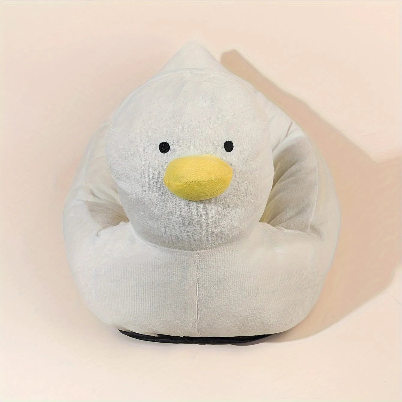 Blue and white duck-shaped soft polyester pet bed sofa for small dogs and cats