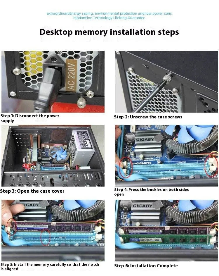 Desktop DDR3 4GB 1600MHz memory module for AMD systems