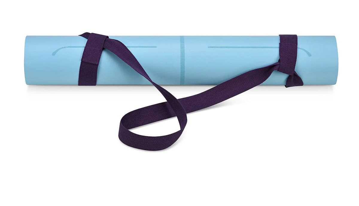 Cork yoga mat 183cm x 66cm x 6mm with black cork surface and TPE bottom layer.