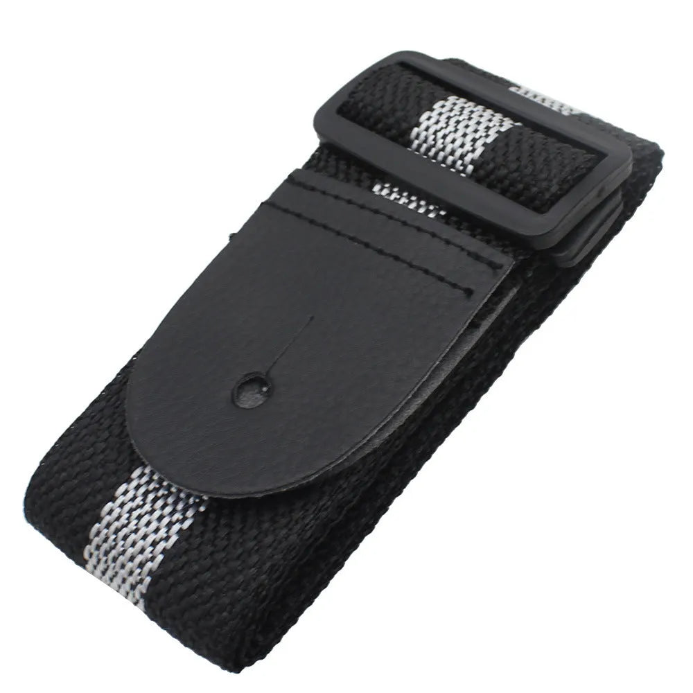 Universal woven crossbody instrument strap with quick-release clips, adjustable from 76cm to 137cm length.