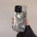 Dragon Year Daji matte PC phone case for iPhone in black colour