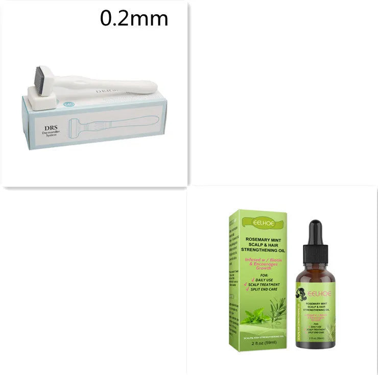 59ml bottle of Rosemary Mint Hair Growth Fluid for scalp nourishment and hair repair