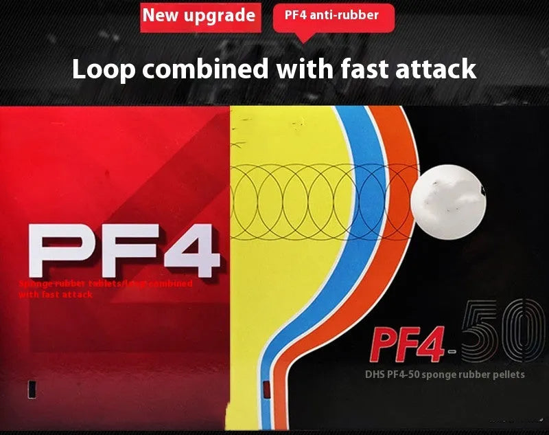 Fast Attack Sticky Classic-50 table tennis bat in black and red with anti-topspin rubber.