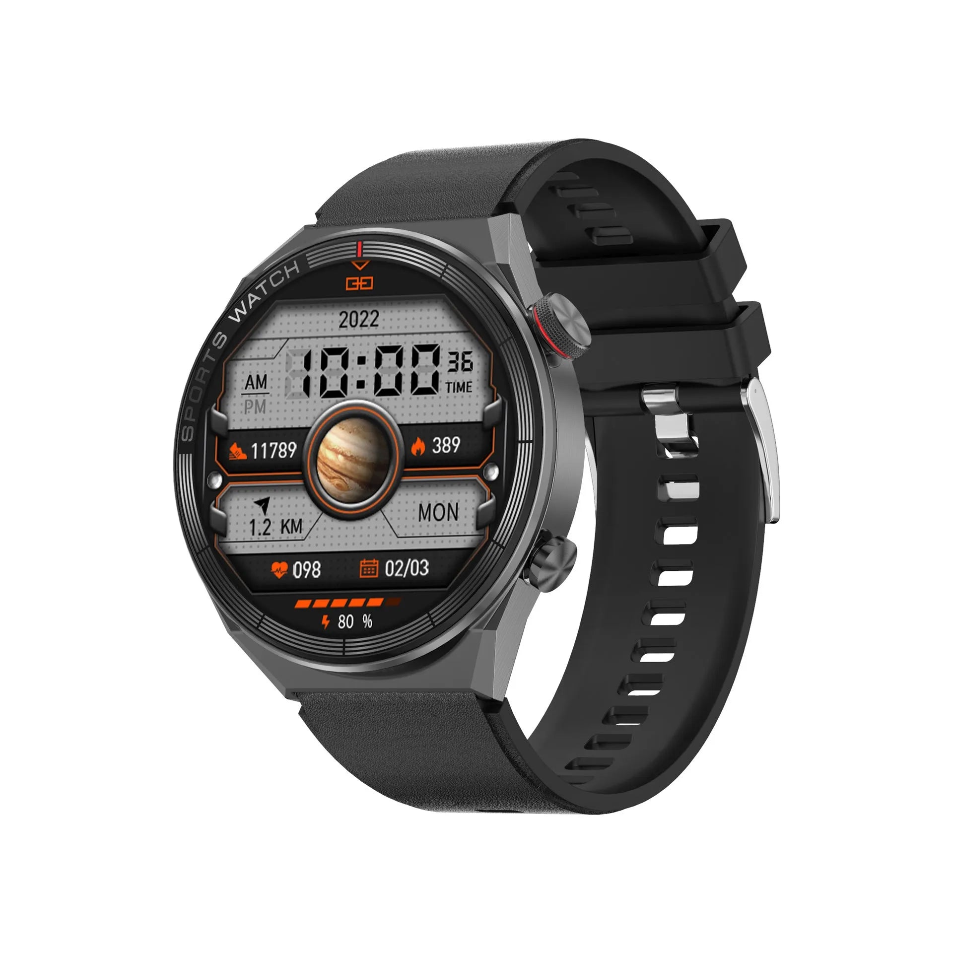 Large screen Bluetooth smart watch with 1.5-inch HD display showing call interface