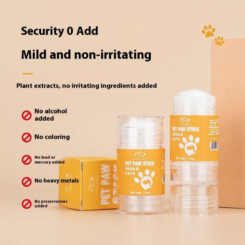 40g pet claw care stick for cats and dogs, stick format for dry cracked claw care