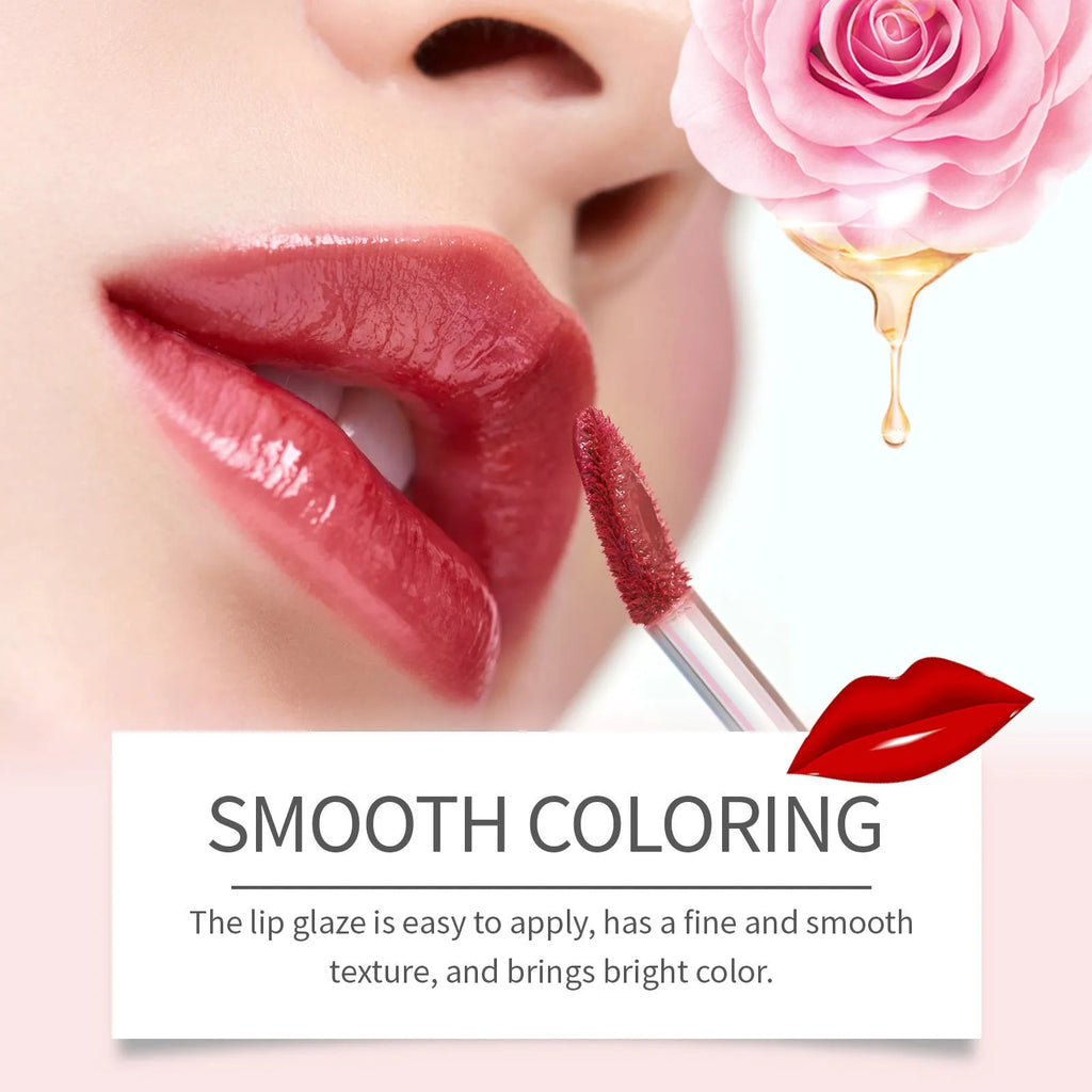Double-headed lip pen showing lip liner on one end and liquid lacquer applicator on the other