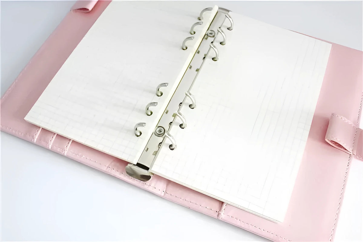 6-hole loose-leaf refill paper in A5, A6 and A7 sizes, 40 sheets of Daolin paper, blank dot square and lined options