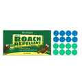 Pack of 16 cockroach bait paste tubes and 16 adhesive placement squares for pest control.