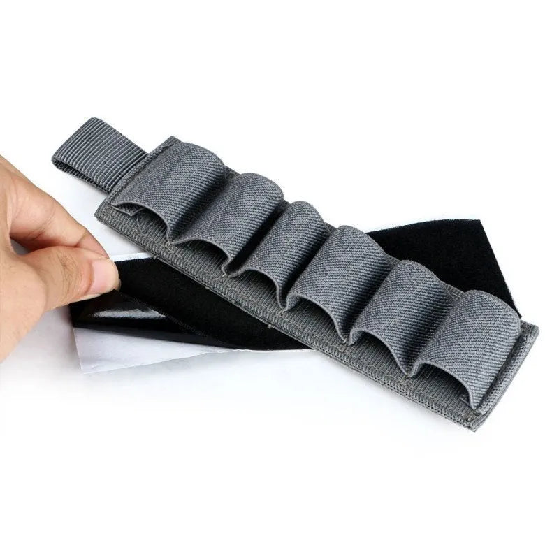 6-hole MOLLE storage organiser in tactical colours measuring 16.5cm by 5cm