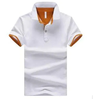 Men's casual fashion stand collar polo shirt in 100% cotton short sleeve design available in multiple colours