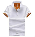 Men's casual fashion stand collar polo shirt in 100% cotton short sleeve design available in multiple colours