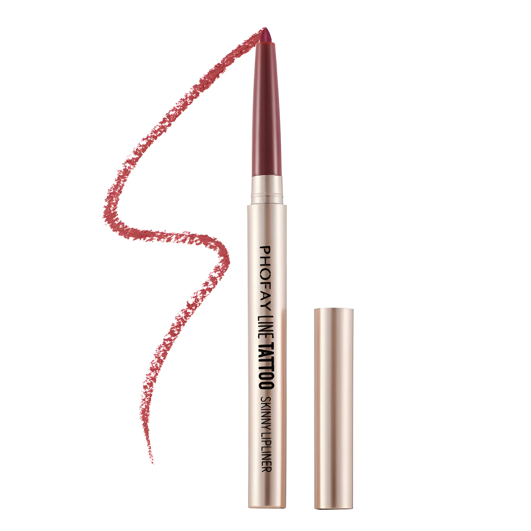 PHOFAY Lipliner waterproof anti-fading 0.8g lip pencil in colour options 01-08 with precise tip
