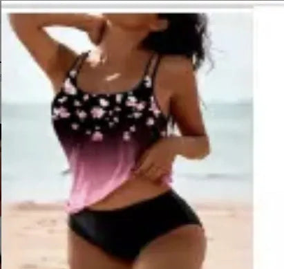 Conservative high waist swimwear briefs with vintage dot print in black colour showing backless design and polyester lining