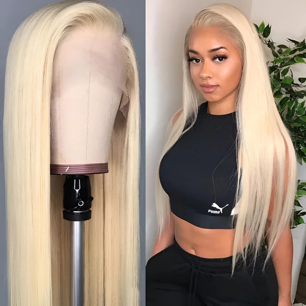 613# 13x4 hand hook mesh real human hair wig STW natural style for ladies