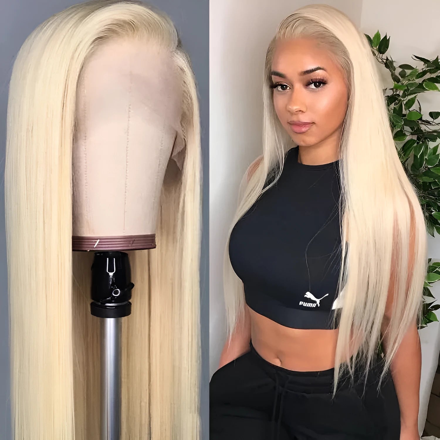 613# 13x4 hand hook mesh real human hair wig STW natural style for ladies