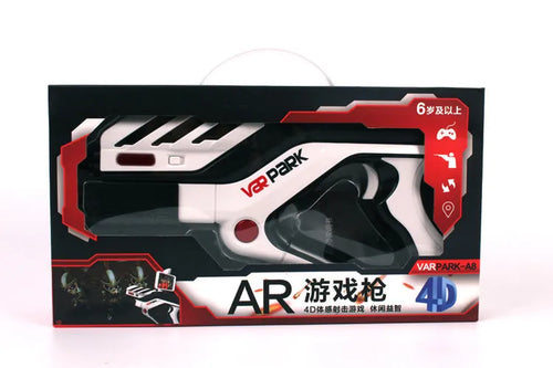 White AR somatosensory gamepad with 4D shooting for Android iOS Bluetooth 4.0