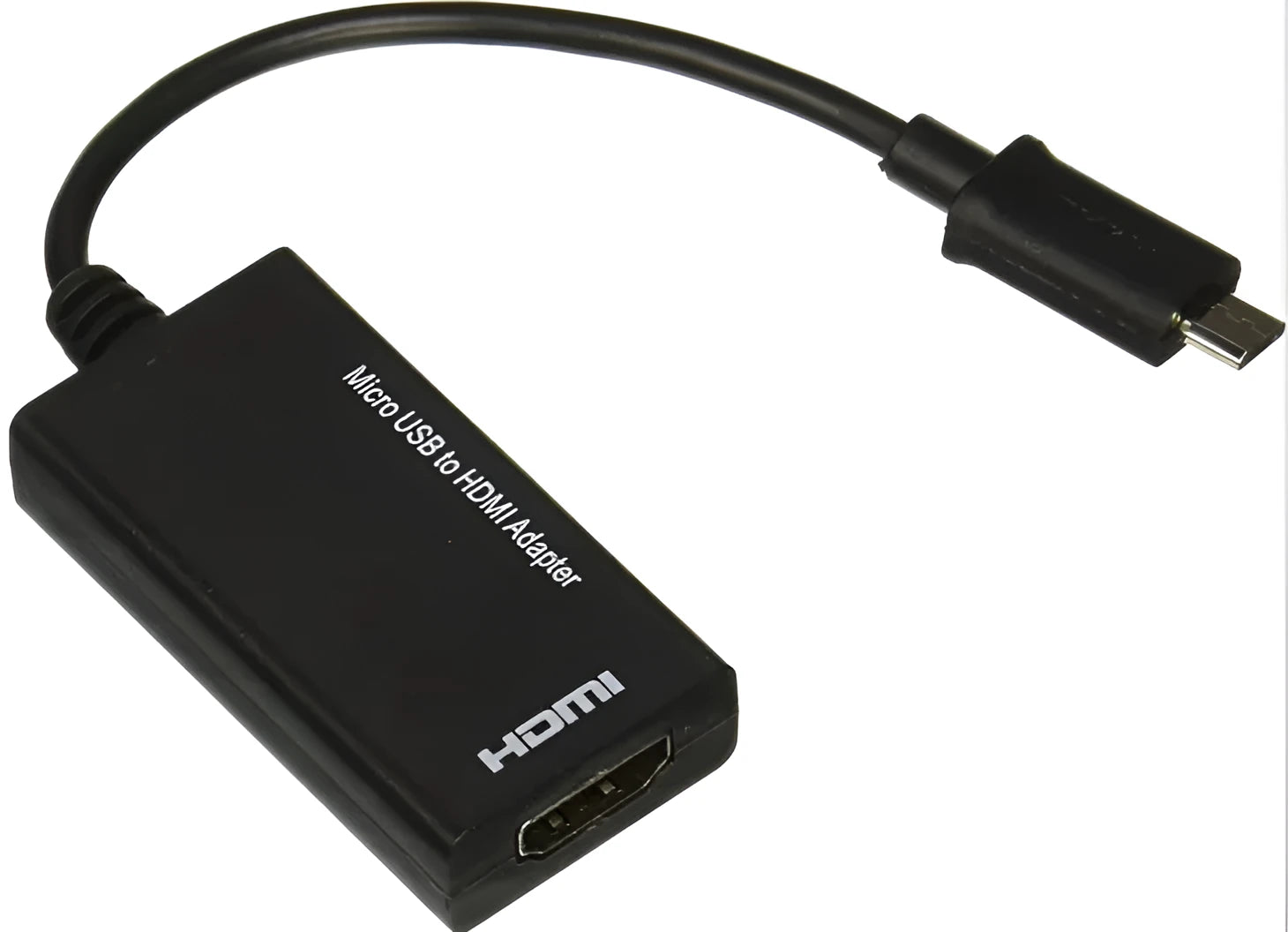 Black DisplayPort to HDMI adapter cable with 12cm length for connecting PCs to TVs or projectors