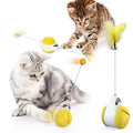 Balance swing car cat toy in plastic, available in multiple colours, self-moving swing action
