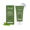 Green Tea Salicylic Acid Cleansing Milk 120g tube with ingredients including salicylic acid, green tea, and rice extracts