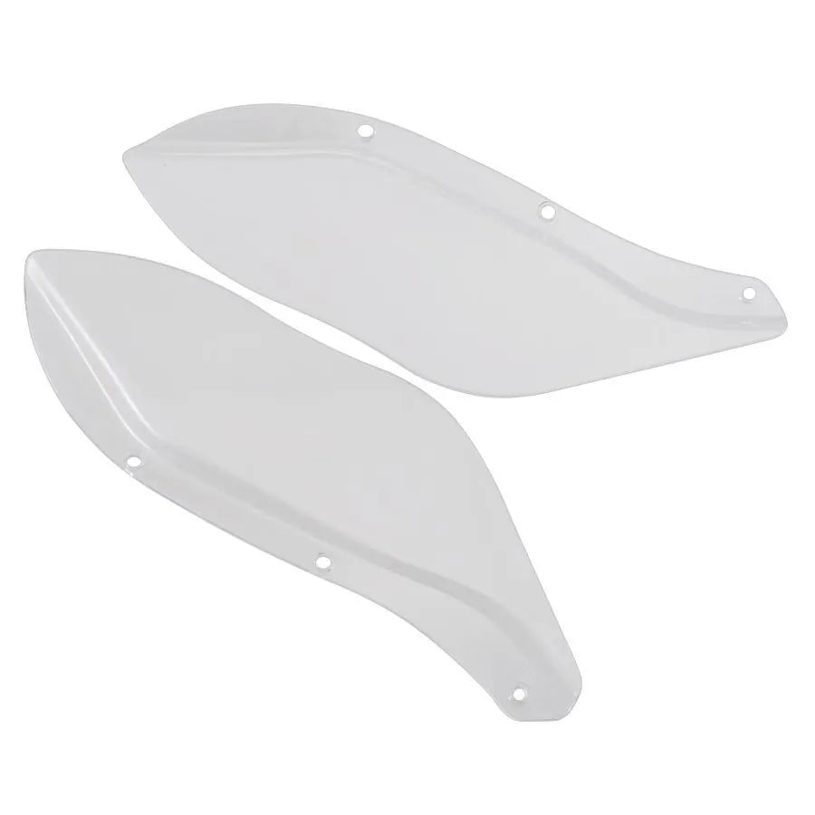 Harley motorcycle black and transparent ABS side wing head covers for Touring models