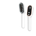 White scalp medicine feeder massage comb with 10ml medicine box, 17 TPU comb teeth, red and blue light, 154*50*39 mm