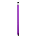 WK128 metal stylus with dual conductive silicone tips, shown in multiple colour options including black, gold, and rose red.