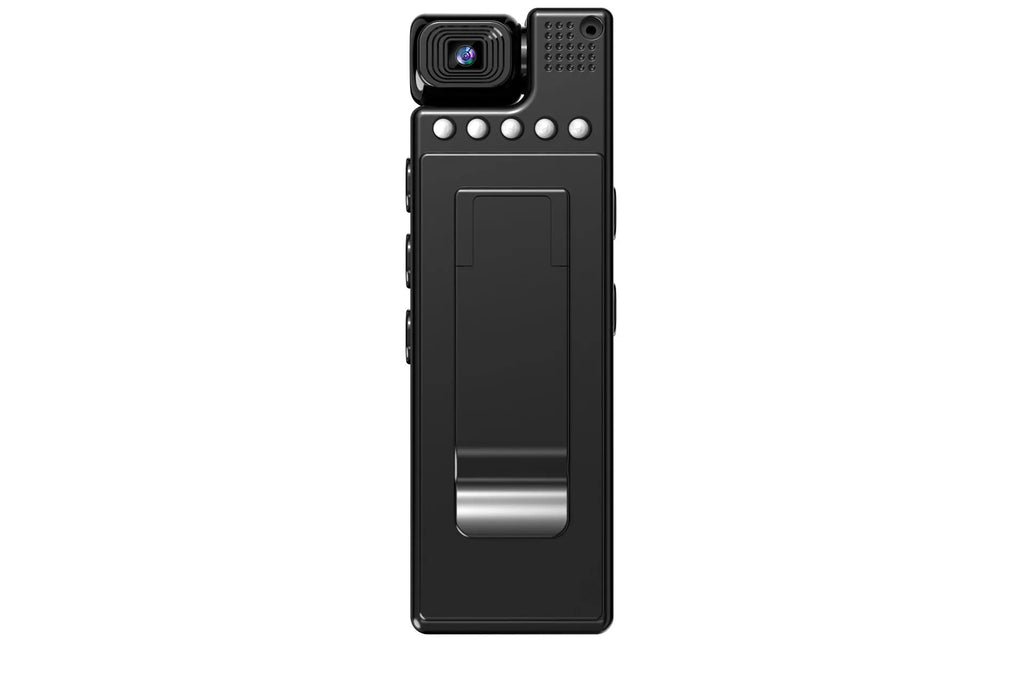 L9 HD night vision conference recorder outdoor sports camera with rotatable lens black 97.6mm body