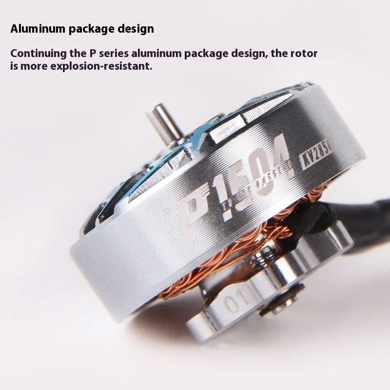 TMOTOR P1604 brushless racing motor with aluminium rotor and mounting screws
