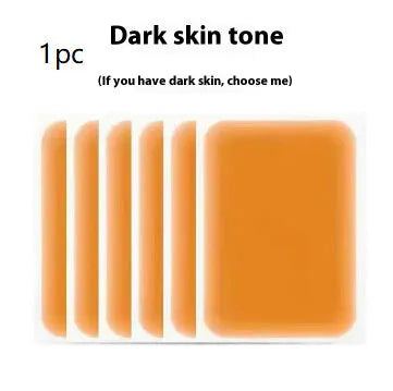 Tattoo cover patch for birthmark and tattoo concealment in six skin tone colours