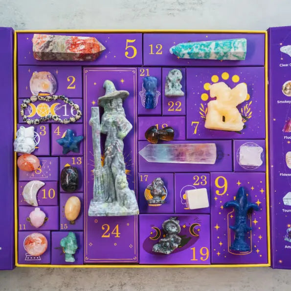 Large Halloween gift box paper countdown container for presents and decorations